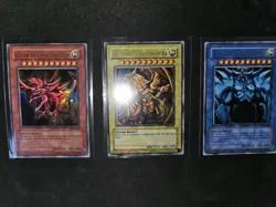 YuGiOh GBI-001-003 God Card Set - Original Game Boy Promo - 1st Edition - LP/MP - Image 3