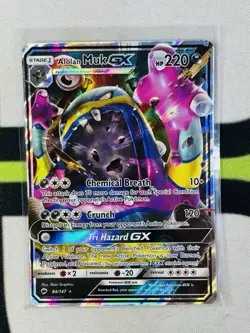 Alolan Muk GX - 84/147 - Ultra Rare - Burning Shadows - Pokemon Card - NM/M - Image 1