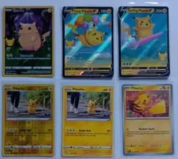 Pokemon Cards Pikachu Bundle Pokemon Go Celebrations Sword And Shield Collection - Image 1