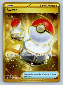 Switch Hyper Rare SV: Scarlet & Violet 151 206/165 NM - Pokemon TCG - Image 1