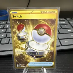 Switch 206/165 SV: Scarlet & Violet 151 Hyper Rare Pokemon TCG NM - Image 1