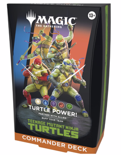 Teenage Mutant Ninja Turtles Magic The Gathering Cards Commander Deck PRE SALE - Image 1