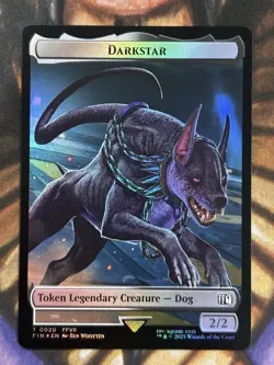 Angelo Darkstar (0019) Double-Sided Token MTG Final Fantasy Foil - NM 🐕 - Image 2