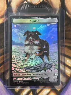 Angelo Darkstar (0019) Double-Sided Token MTG Final Fantasy Foil - NM 🐕 - Image 3