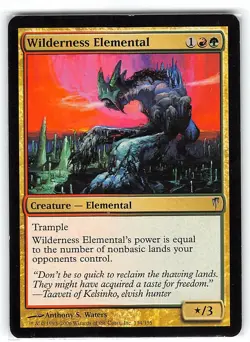 Wilderness Elemental *Uncommon* Magic MtG x1 Coldsnap MP - Image 1