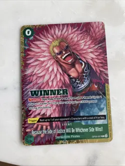 Because the Side of Justice Will Be Whichever Side Wins!!- OP05-037 winner promo - Image 1