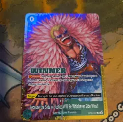 Because the Side of Justice Will Be Whichever Side Wins!!- OP05-037 winner promo - Image 1