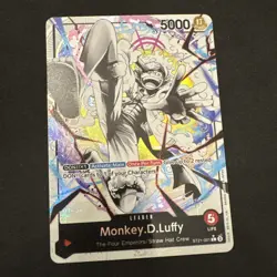 One Piece TCG ST21-001 Monkey D Luffy Leader Alternative Art Parallel Card Foil - Image 1