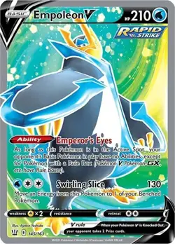 Empoleon V 145/163 SWSH Battle Styles Ultra Rare Pokemon - NM - Image 1