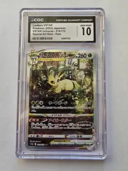 Leafeon VSTAR SAR 210/172 s12a VSTAR Universe 2022 Pokemon Card Japanese CGC 10 - Image 1