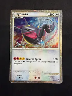 Rayquaza (Shiny) SL10 Call of Legends Holo Pokemon - Image 1