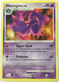 POKEMON MISMAGIUS LV.40 55/127 PLATINUM BASE SET UNCOMMON NEAR MINT - Image 1