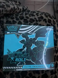 Pokemon TCG: Scarlet & Violet - BLACK BOLT Elite Trainer Box ETB - New & Sealed - Image 1