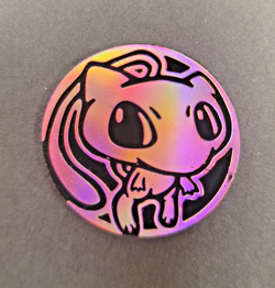 MEW 2021 POKEMON COIN RAINBOW HOLOFOIL REGULAR SIZE FREE SHIPPING - Image 3