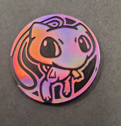 MEW 2021 POKEMON COIN RAINBOW HOLOFOIL REGULAR SIZE FREE SHIPPING - Image 4