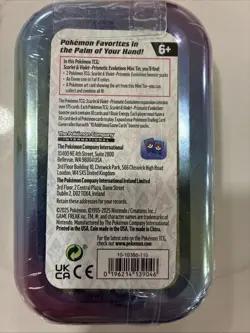 Pokemon tCG Scarlet And Violet Prismatic Evolutions mini TIN Leafeon - Image 2