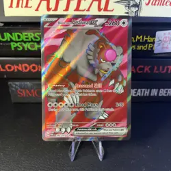 Pokemon TCG Bloodmoon Ursaluna EX Twilight Masquerade Full Art - 202/167 - MINT - Image 1