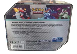 Pokemon TCG Paldea Partners Tin - Meowscarada Ex - 5 Booster Packs + Promo Tin - Image 2