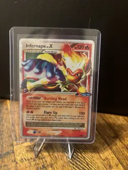 2007 Pokemon Infernape Lvl X Diamond And Pearl Black Star Promo DP10 - Image 1