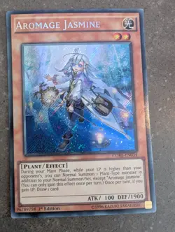YuGiOh! Aromage Jasmine CORE-EN034 Secret Rare 1st Ed - Image 1