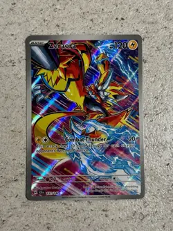 Pokemon TCG Zeraora Card 151/142 Stellar Crown Illustration, Rare - Image 1