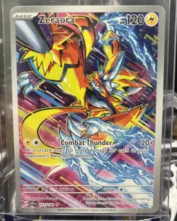 Pokemon Zeraora Illustration Rare Holo 151/142 Sv07: Stellar Crown English - Image 1