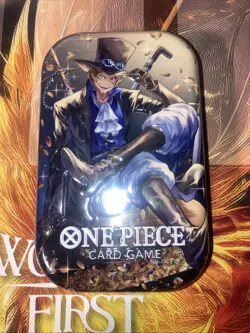 One Piece Tin Pack Set Vol. 2 Sabo - In Hand Bandai TCG Volume Two - Image 1