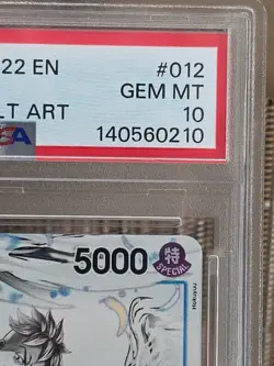 2025 ONE PIECE STARTER DECK ST22-ACE & NEWGATE B&W ALTERNATE ART MARCO PSA 10 - Image 4