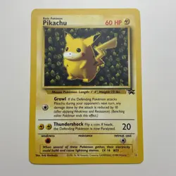 1999 Pokemon Pikachu #1 "ivy" Black Star Promo NM LP WOTC Wizards - Image 1