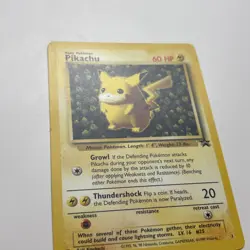 1999 Pokemon Pikachu #1 "ivy" Black Star Promo NM LP WOTC Wizards - Image 2