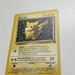 1999 Pokemon Pikachu #1 "ivy" Black Star Promo NM LP WOTC Wizards - Image 3