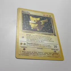 1999 Pokemon Pikachu #1 "ivy" Black Star Promo NM LP WOTC Wizards - Image 4