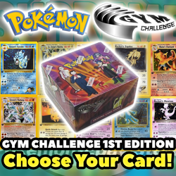 Pokemon GYM CHALLENGE 1ST EDITION Choose Your Card 2000 VINTAGE WOTC NM/LP ENG - Image 1