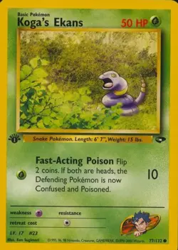 Pokemon GYM CHALLENGE 1ST EDITION Choose Your Card 2000 VINTAGE WOTC NM/LP ENG - Image 3