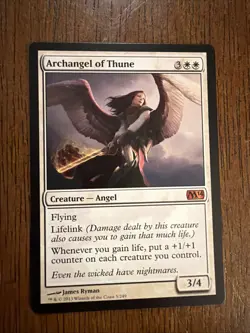 MTG M14 Core Set 2014 Archangel Of Thune Mythic Regular NM! - Image 1