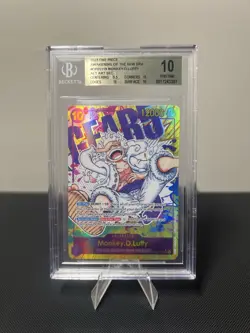 2023 ONE PIECE MONKEY D LUFFY OP05-119 GEAR 5 SEC ALT ART ENGLISH BGS 10 - Image 1