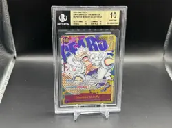 2023 ONE PIECE MONKEY D LUFFY OP05-119 GEAR 5 SEC ALT ART ENGLISH BGS 10 - Image 1