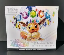 Pokemon Center Prismatic Evolutions Elite Trainer Box PC ETB Factory Sealed - Image 1
