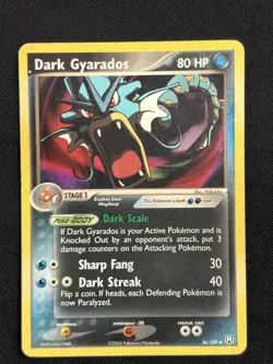 Dark Gyarados 36/109 Non Holo Team Rocket Returns Heavily Played Pokemon Card - Image 1