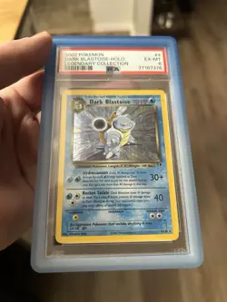 Pokemon Dark Blastoise 4/110 Holo Rare Legendary Card PSA 6 EX-MT W/ guard - Image 1