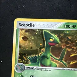 Pokemon TCG Sceptile Holo Rare Card 4/17 Pop Series 1 - Image 2