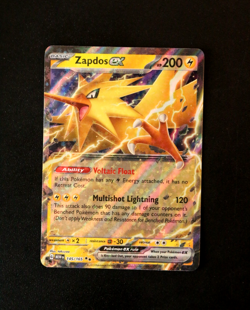 Pokemon Card TCG - Zapdos EX 145/165 - SV 151 English - Double Rare - NM ⭐ - Image 1