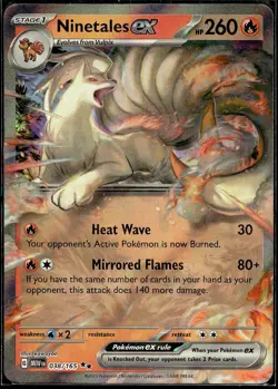 Ninetales ex SV: Scarlet & Violet 151 038/165 NM Pokemon TCG | Buy 10 Get 10 Fre - Image 1