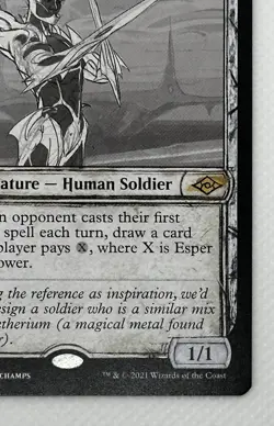 Magic the Gathering Esper Sentinel Modern Horizons 2, Regular Rare (Showcase) - Image 4