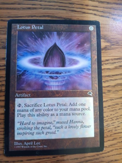 MTG - Lotus Petal - Tempest Regular - LP Magic The Gathering - Image 1