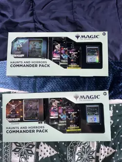 Magic the Gathering Duskmourn Commander Decks - Haunts & Horrors(2 Sealed Decks) - Image 1