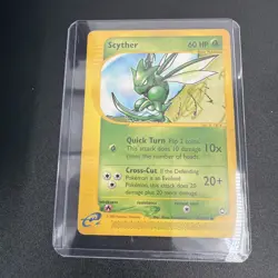 Scyther 57/147 Non Holo Uncommon [Aquapolis Set] | Vtg 2002 Pokemon / Nintendo - Image 1