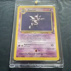 Pokemon Haunter Fossil set 21/62 Stage 1 Rare non holo nm Hard Cased - Image 1