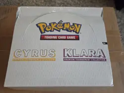 Pokemon Cyrus and Klara Premium Tournament Collection Sealed Display - Damaged 820650860768 - Image 1