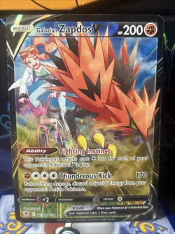Galarian Zapdos V ⭐ TG19/TG30 Holo Astral Radiance Trainer Gallery Pokemon - Image 1
